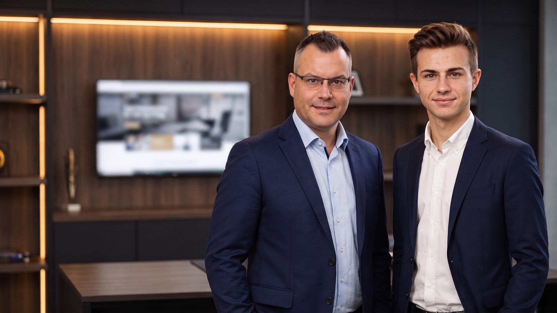 Rafael und Fabian Schmiel von Schmiel Consulting im gemeinsamen Beratungsgespräch
